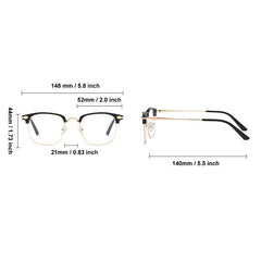 Men's Business Light Flat Mirror Sunglasses