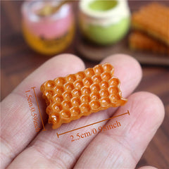 1:6 Dollhouse Honey Jar & Honeycomb Mini Food for BJD Blyth Doll