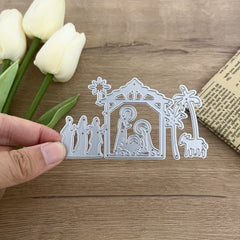 Jesus Birthday Metal Cutting Dies Stencils For Scrapbooking Cards