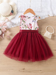 Girls Sleeveless Party Princess Dress Kids Summer Clothes