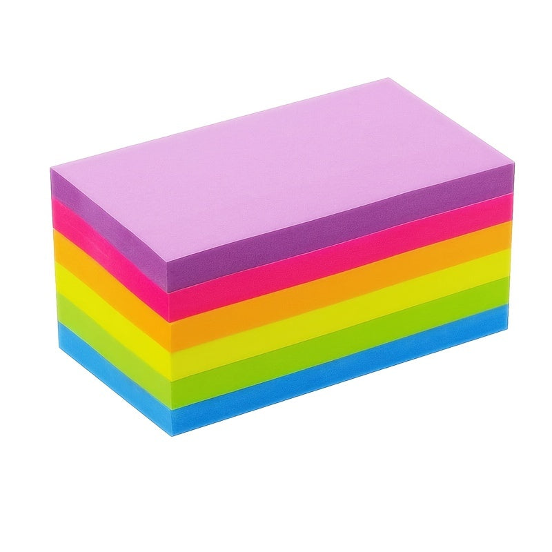 Strong Sticky Sticky Notes 7 62X12 7 Cm Fluorescent 6 Sticky Notes