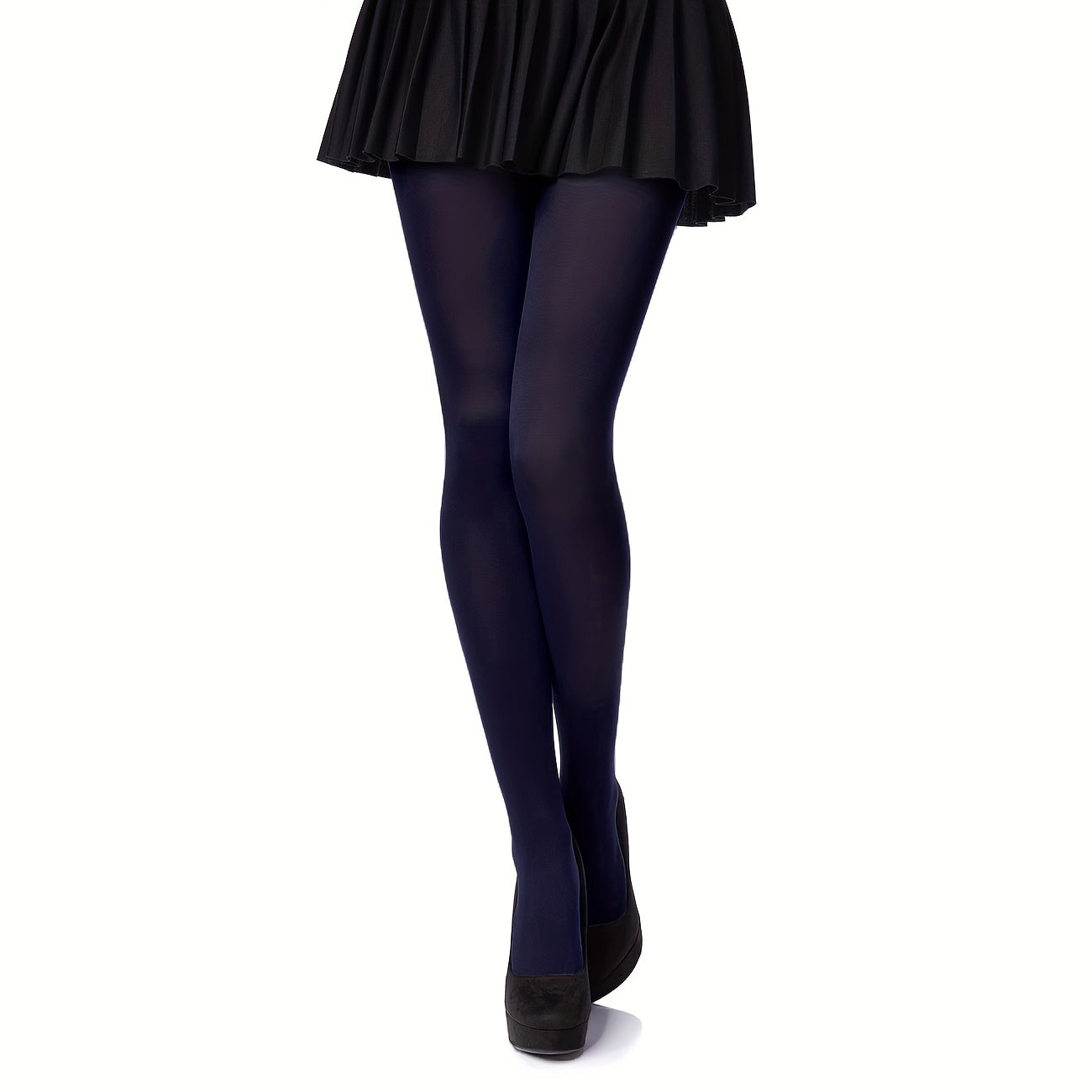 Women's Slim High Waist Elastic Footed Pantyhose Stockings
