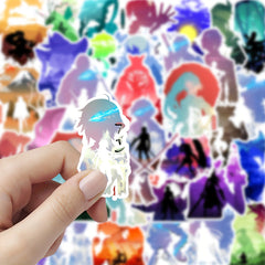 54pcs Vampire Warrior Stickers for Laptop Phone Car Water Bottle