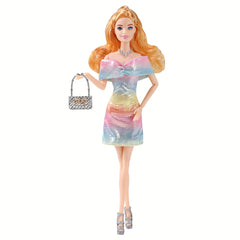 5" Girl Doll with Sweet Dress Necklace Bag Shoes - 9 Styles