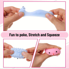 40pcs Animal Squeeze Toys - Class Prizes Party Favors for Birthdays