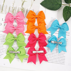 30-60pcs Baby Girls Bow Hair Pins Hair Clips For Party