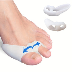 2 Pairs Silicone Gel Bunion Corrector Toe Separator