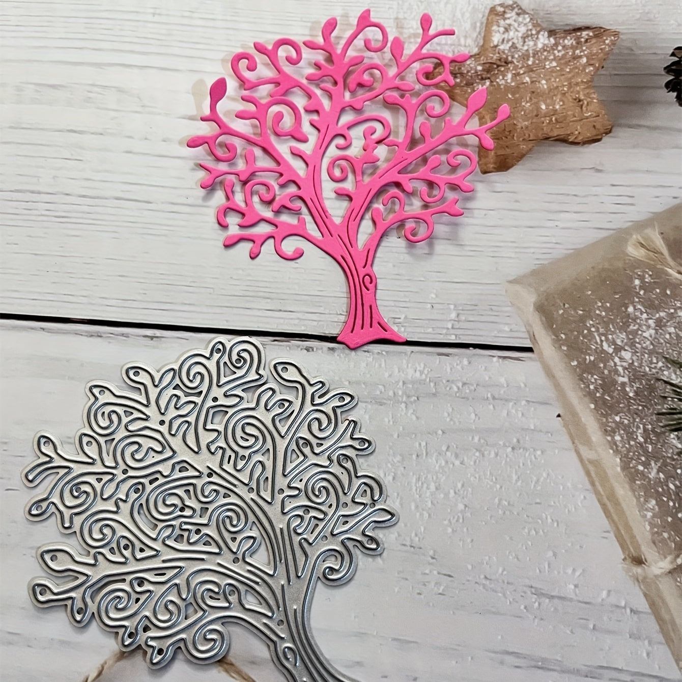 Tree Cutting Dies Metal Embossing Stencils DIY Scrapbooking Supplies