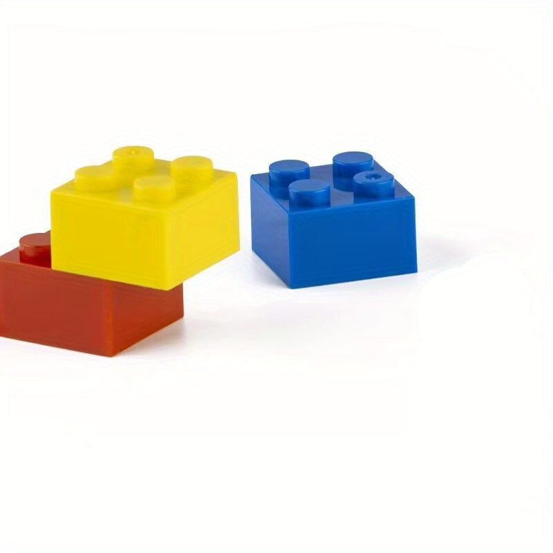 30pcs Mixed 2x2 High Bricks Squares Building Blocks for Kids DIY Puzzle Toy