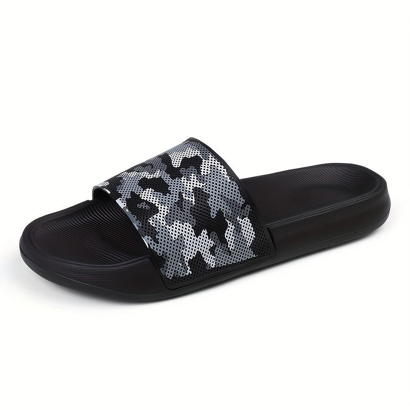 Men's Camo Household Slides, Variety of Colors