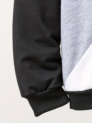 Toddler Boy's Clash 2pcs Hoodie & Sweatpants Set Cartoon Eye Graphic Outfit