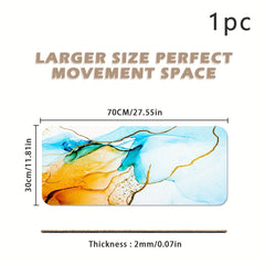Abstract Marble Non-slip Mouse Pad for Home & Office Use