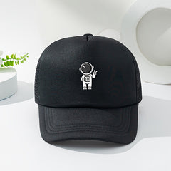 Cartoon Astronaut Baseball Cap Sun Protection Hat