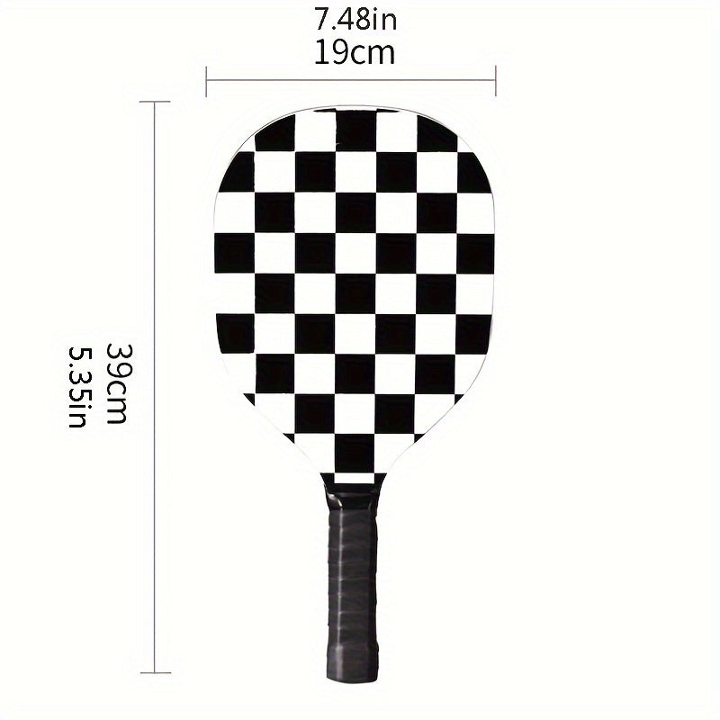 Wooden Pickleball Racket Set with 2 Rackets, Grip, 2 Balls & Bag