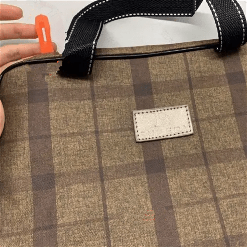 Plaid Print Makeup Bag Cosmetic Organizer Large Capacity Pouch