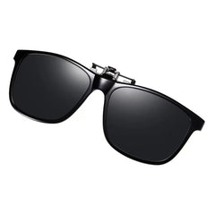 Polarized Clip on Sunglasses Anti Glare UV Protection Over Prescription Glasses