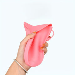 Mini Silicone Mask Storage Pouch Travel Portable Mask Bag