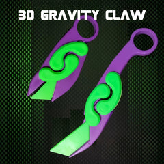 2pcs 3D Gravity Claw Speed Push Retractable Claw