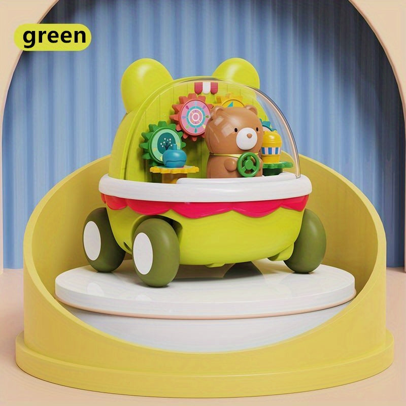 Colorful Animal Puzzle Sliding Car for Kids
