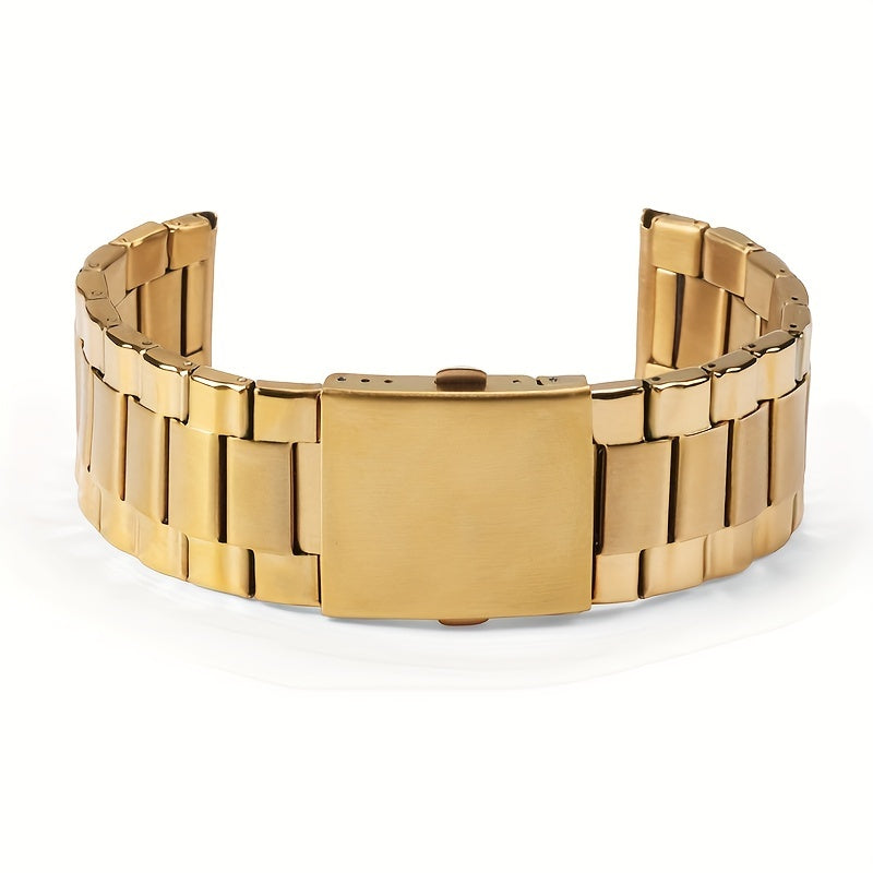 26mm Solid Stainless Steel Watch Strap Replacement Wristband