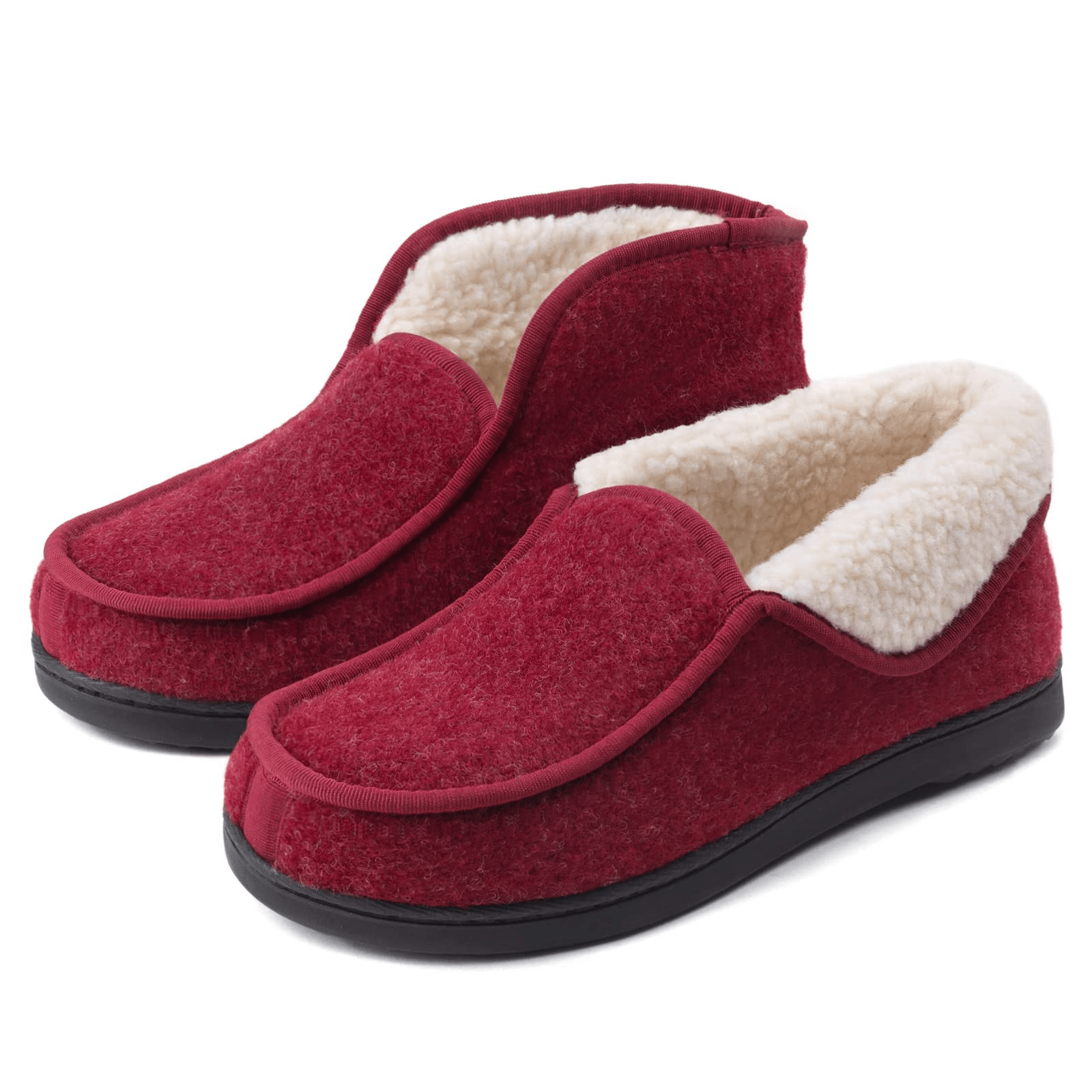 Women's Fleece Liner Indoor Slippers Solid Comfort Shoes