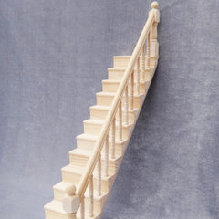 1:12 Dollhouse Mini Furniture Blank Staircase DIY Large Handrail Accessories