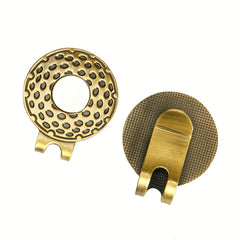 Round Dollar Golf Cap Clip Magnetic Ball Marker Golf Accessories