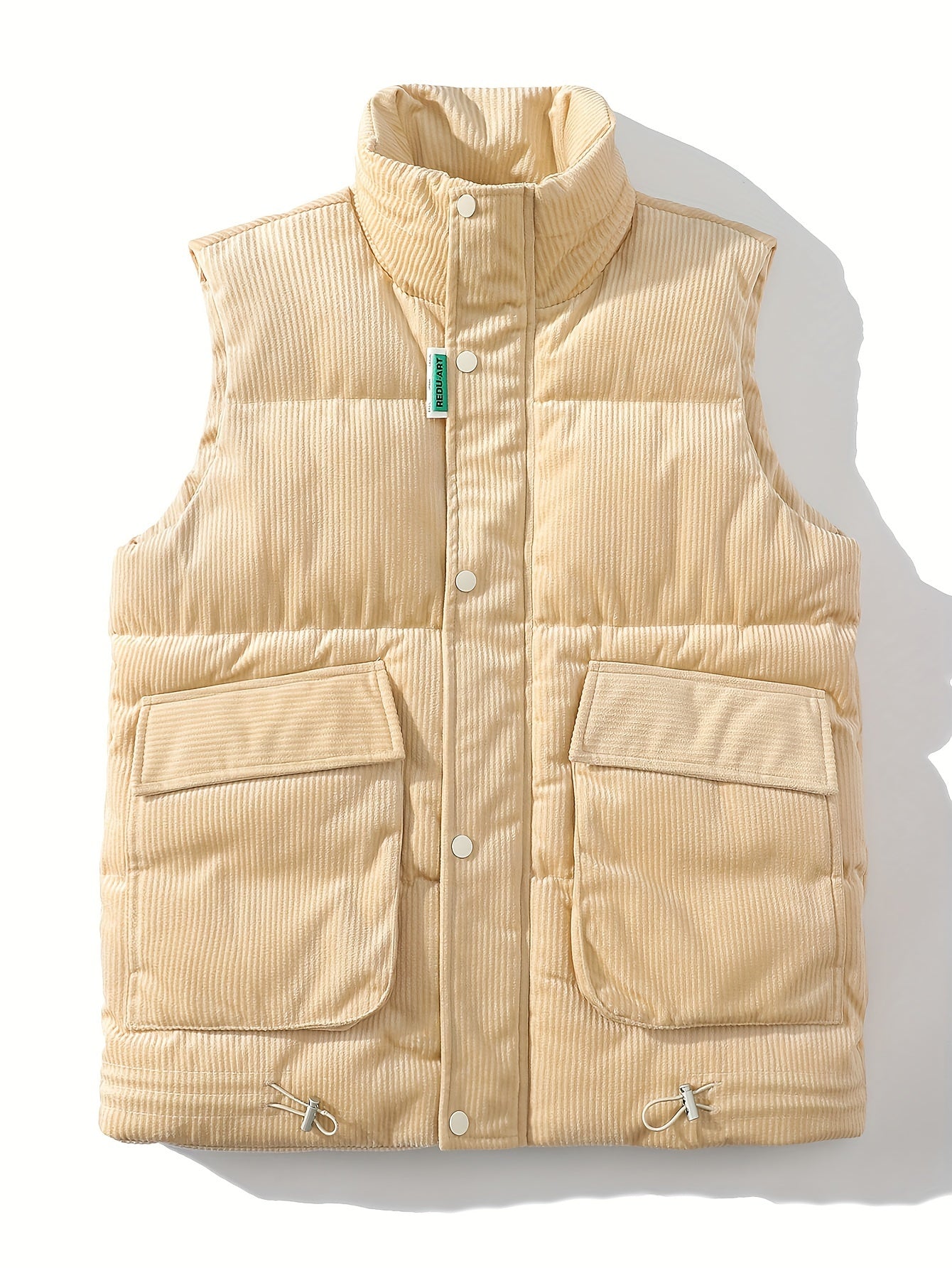 Men's Stand Collar Thermal Vest for Autumn Winter