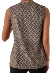 Graphic Print V Neck Tank Top for Women