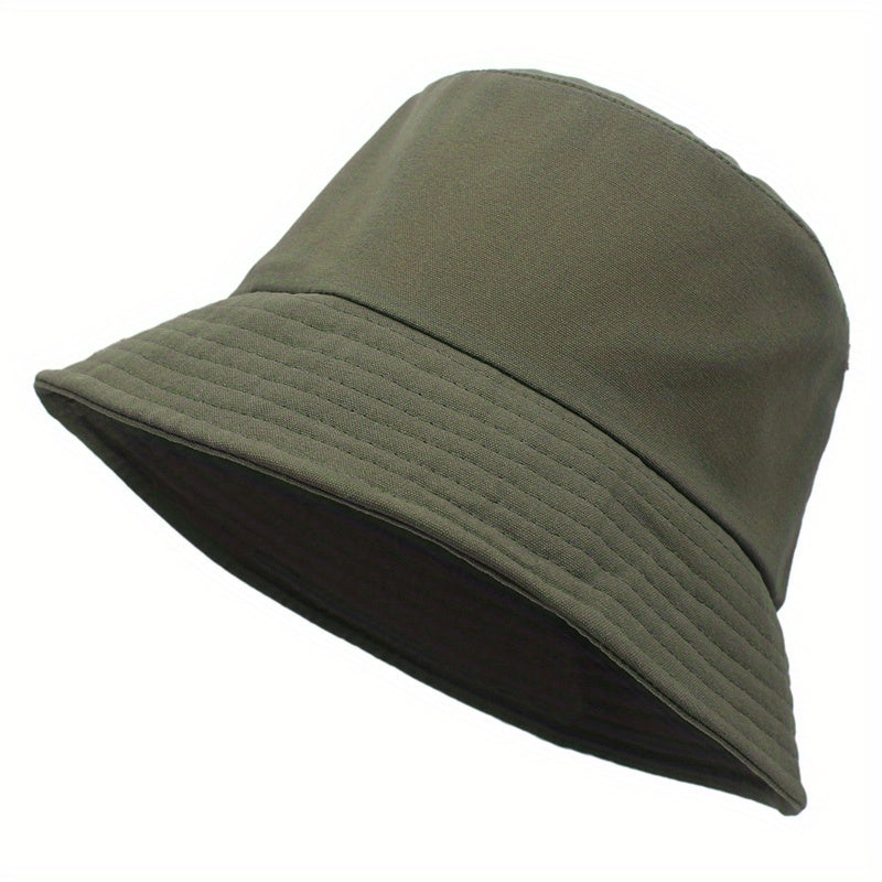 Sun Protection Cotton Bucket Cap Lightweight Breathable Sports Hat For Men Women