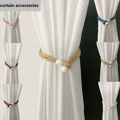 Pearl Curtain Tieback Decoration Rope For Curtain