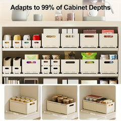 Expandable Storage Box Retractable Plastic Container Organizer