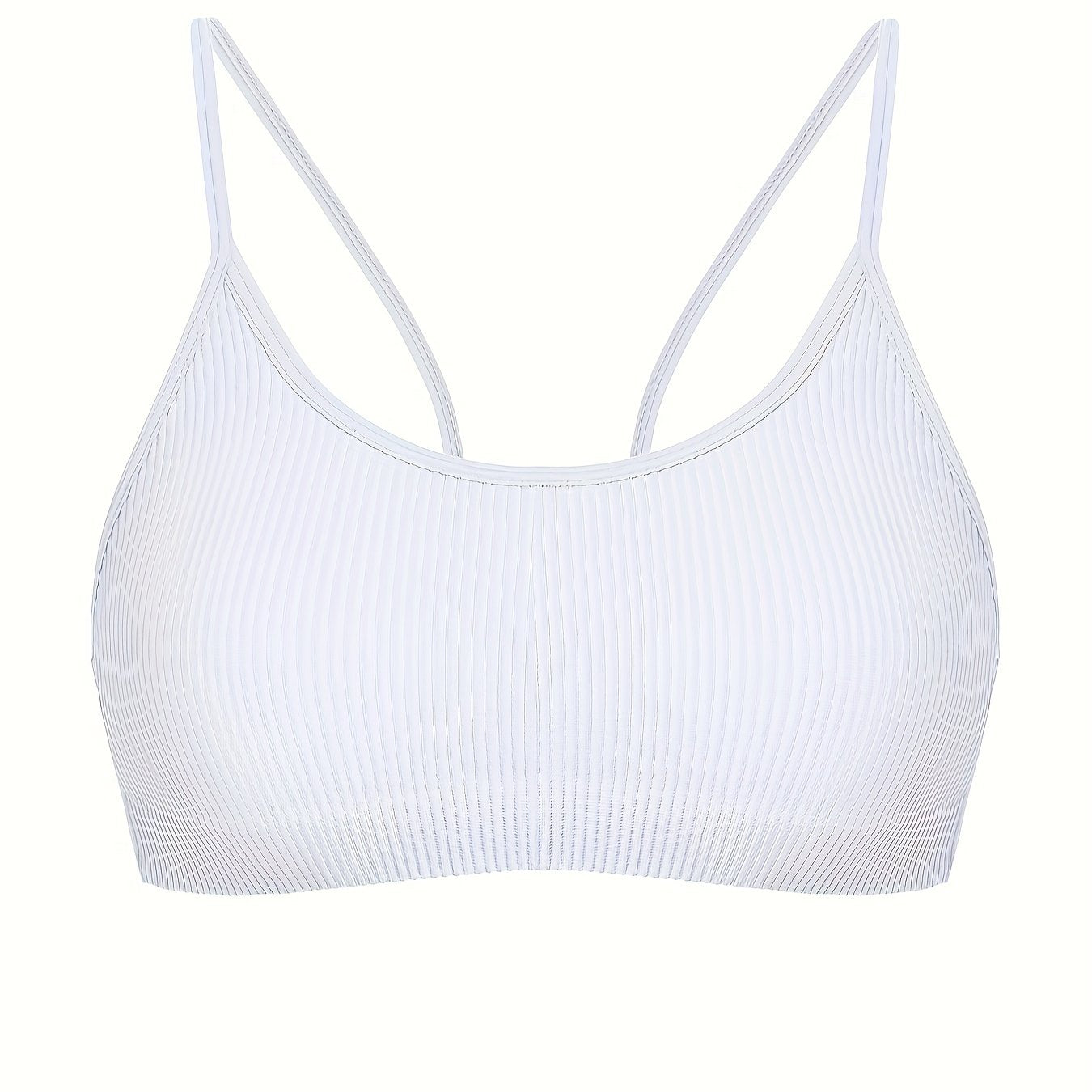 Comfy Ribbed Wireless Bra for Women