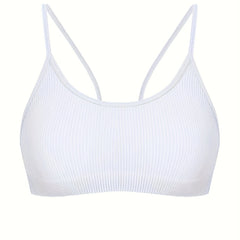 Comfy Ribbed Wireless Bra for Women