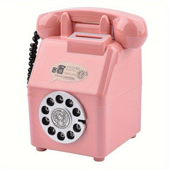 Vintage Telephone Piggy Bank for Boys and Girls