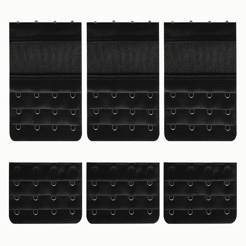 6pcs Bra Strap Extenders Adjustable Bra Band Buckle Women's Accessories