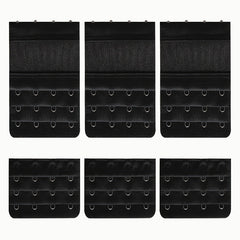 6pcs Bra Strap Extenders Adjustable Bra Band Buckle Women's Accessories