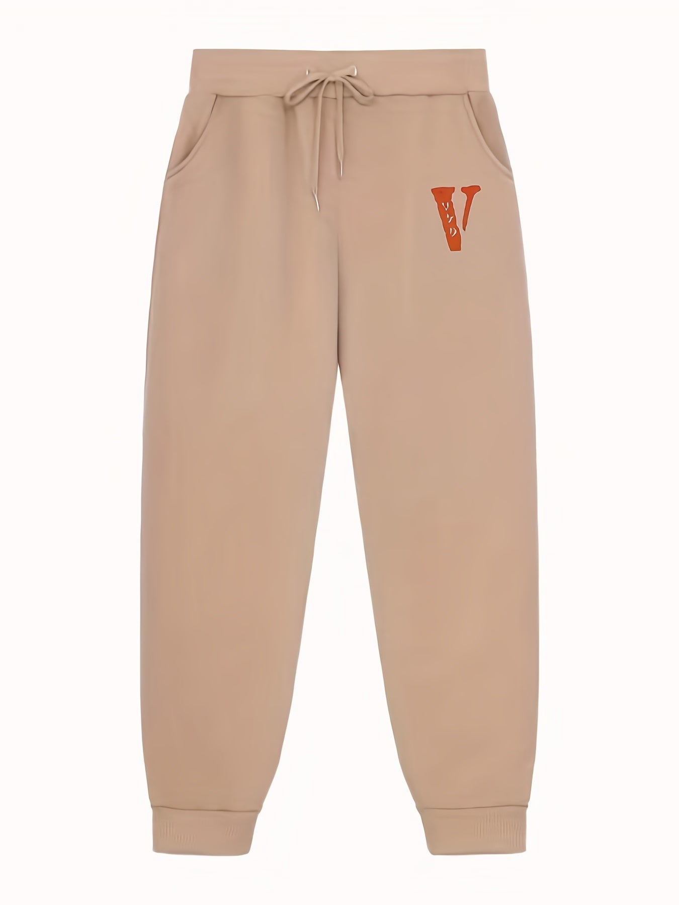 Tapered Joggers Men's Casual Loose Fit Stretch Waist Drawstring