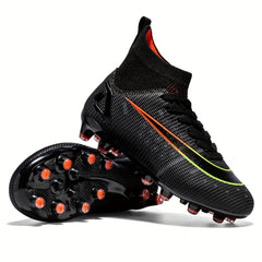 Youth Spiked Soccer Shoes Outdoor Anti Slip Lightweight Football Shoe