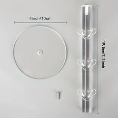 3-Layer Eyeglasses Storage Display Stand Acrylic Organizer