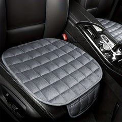 Universal Car Seat Cushion Storage Bag Silicone Bottom Plush Winter Short