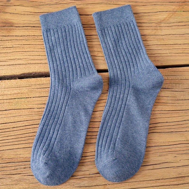 10 Pairs Boy's Crew Socks Breathable Comfy Casual Style Unisex Socks