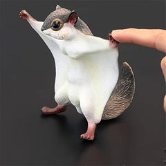 Flying Squirrel Toy Figure Collectible Cognition Plastic Wild Animal Simulation