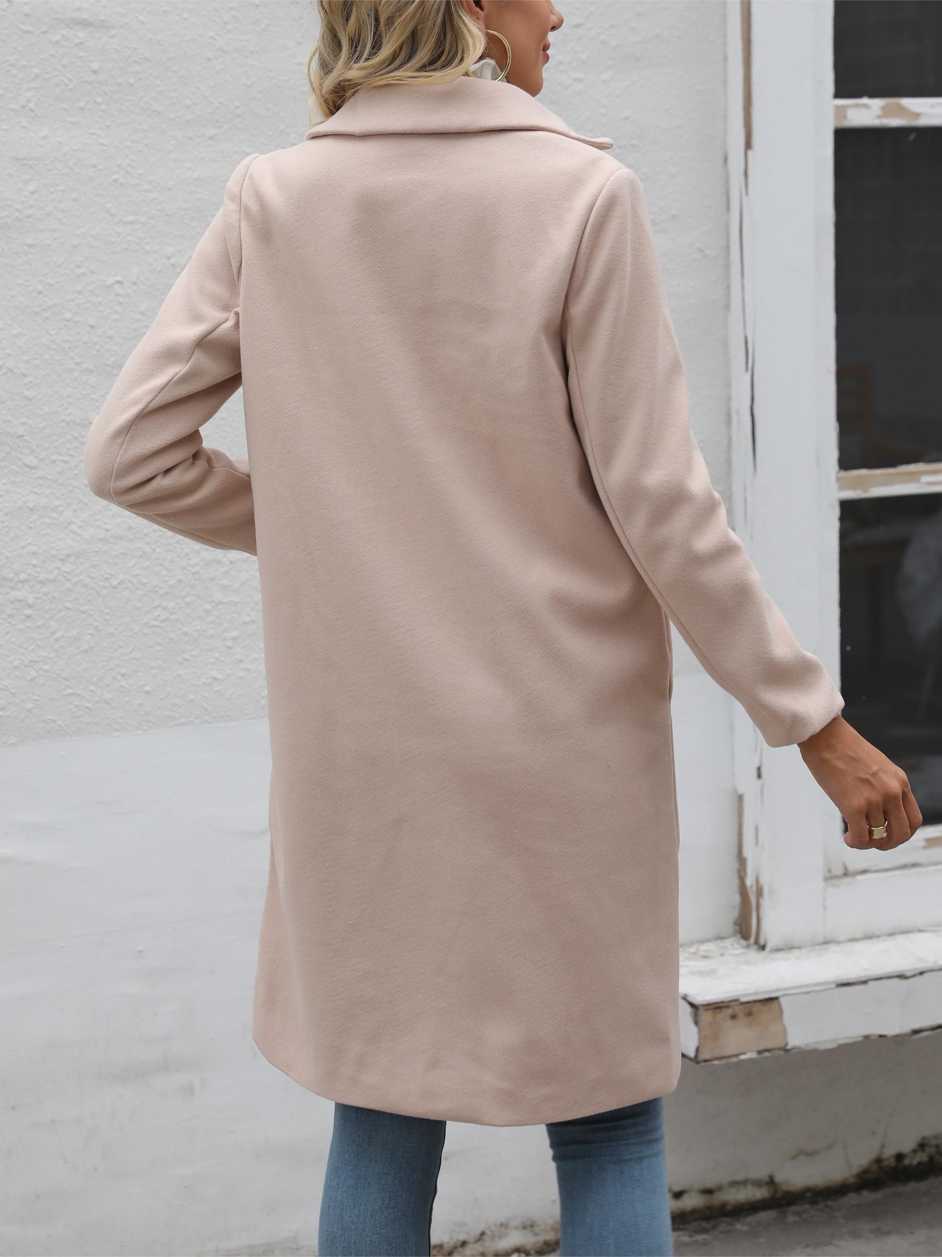 Slim Fit Blazer Coat Long Sleeve Loose Blazer