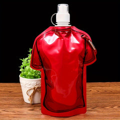 Portable Mountaineering Water Bag T-shirt Shaped Bottle