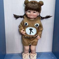Realistic 55cm Full Silicone Doll with Submergible Wig