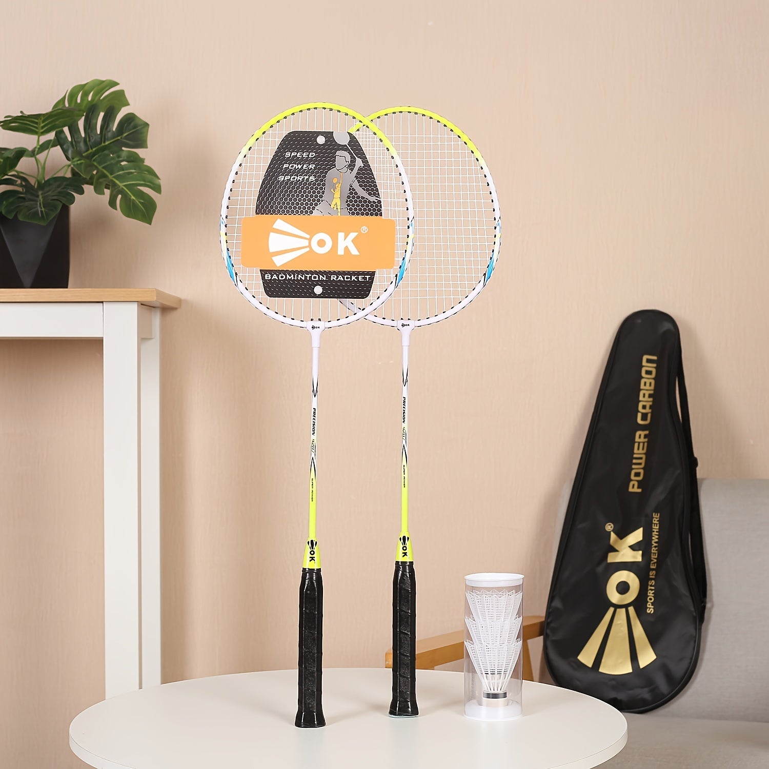 Aluminum Alloy Badminton Racket Set - For Beginners & Pros
