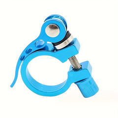 Aluminum 31.8mm Bike Seat Post Clamp Quick Release Clip