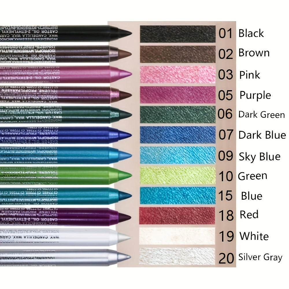 Metallic Smokey Texture Eyeliner Pen 14 Colors