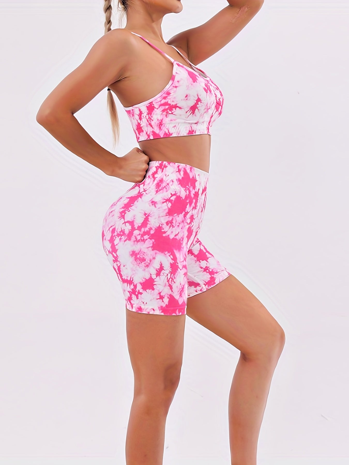 Tie Dye High Waist Running Short Women's Activewear